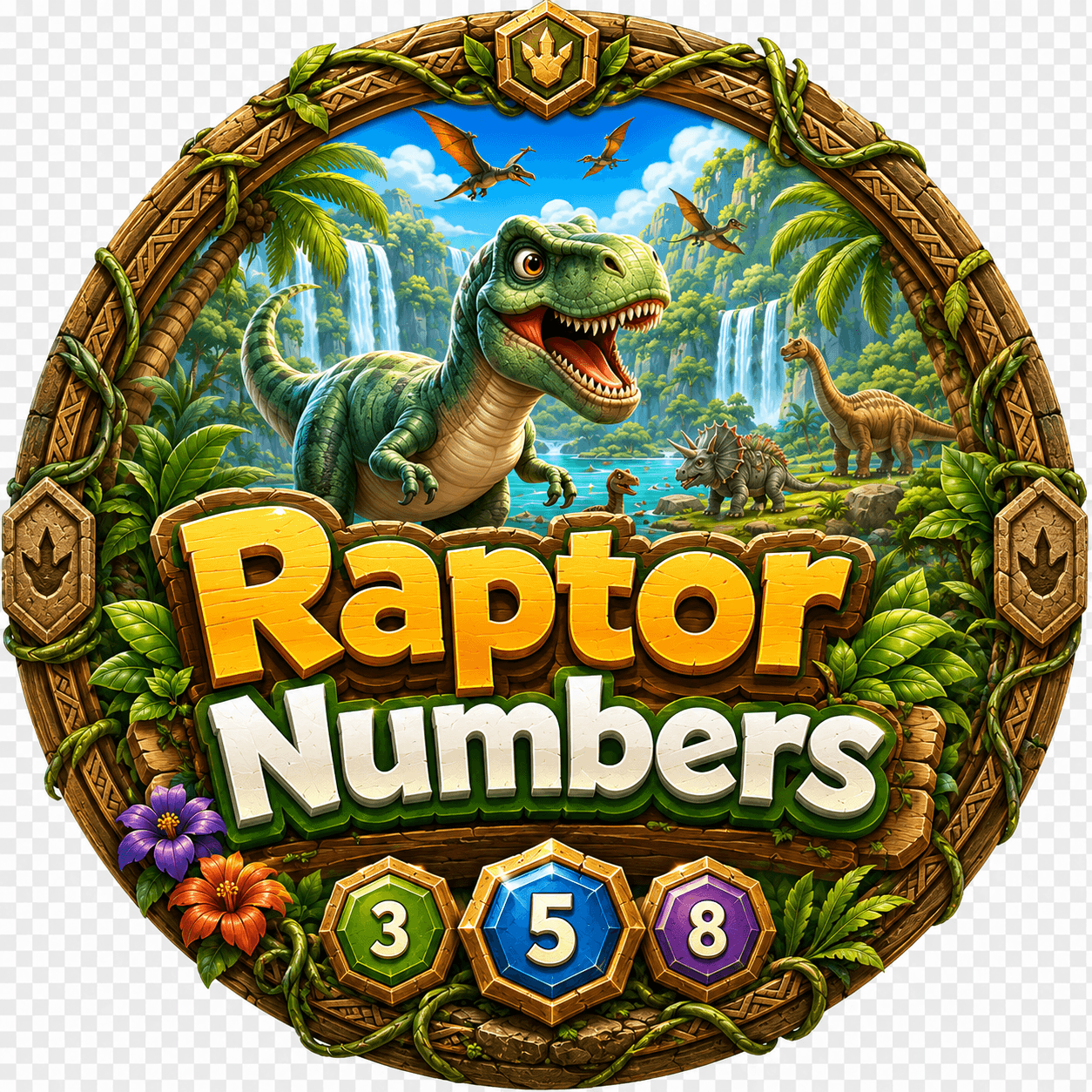 Raptor Numbers icon